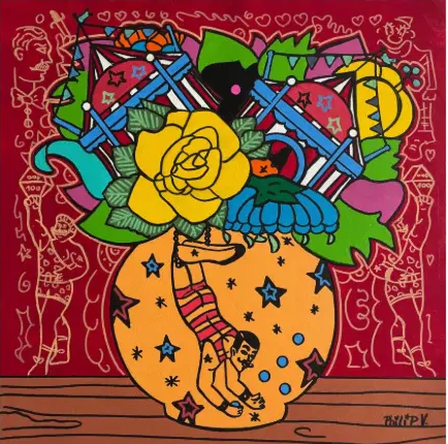It's Showtime — Acryl op canvas, 2024