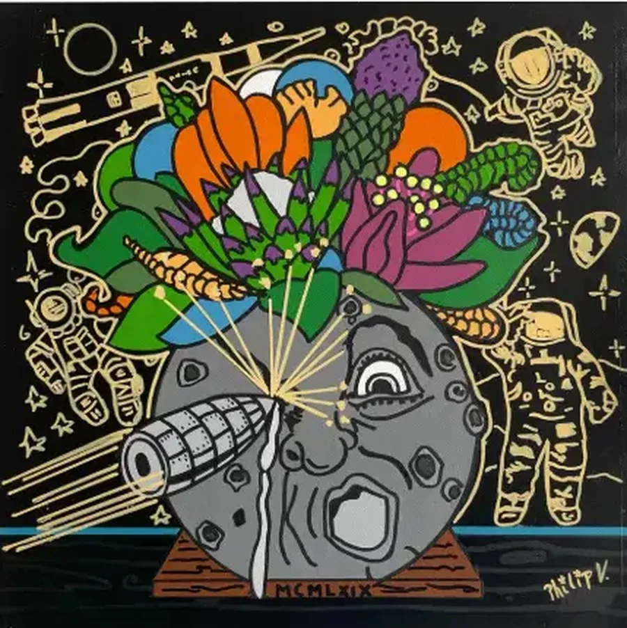 1969 — Acryl op canvas, 60 × 60 cm, 2024
